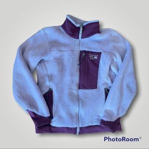 Mountain Hardware fuzzy zip up
